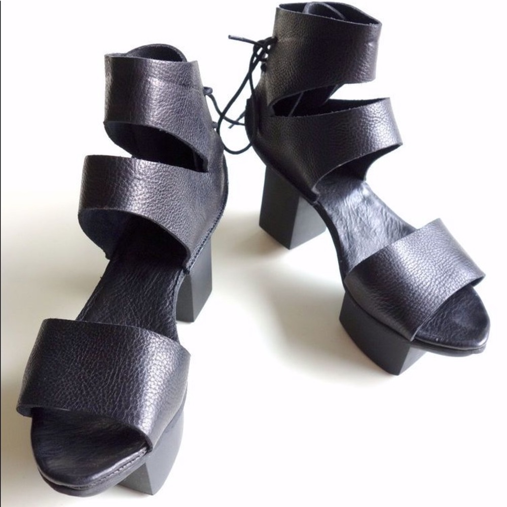 Trippen Happy Leather Platform Sandal